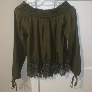 Off the shoulder top